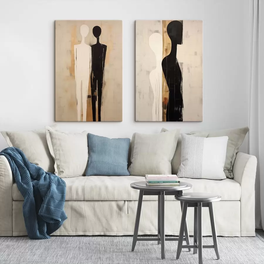 carta da parati Sagome di due figure nr. m00620