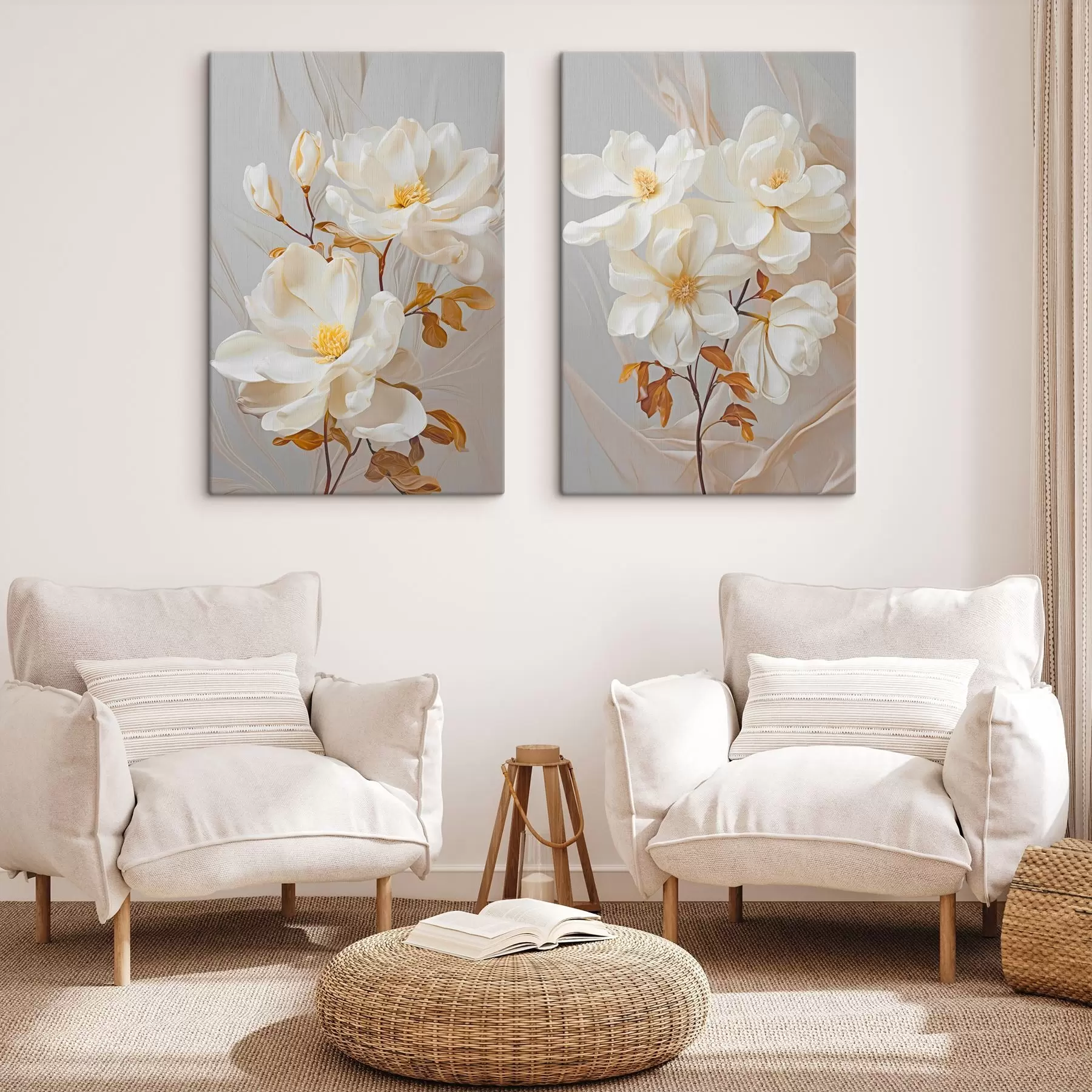 carta da parati Delicati fiori astratti nr. m00611