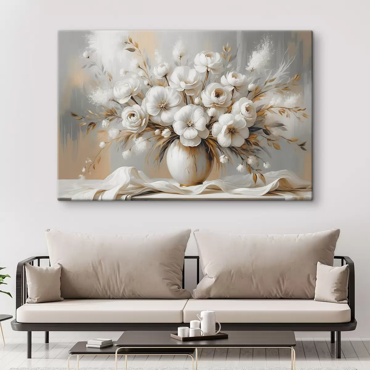 carta da parati Un delicato bouquet di fiori in un vaso nr. s45375