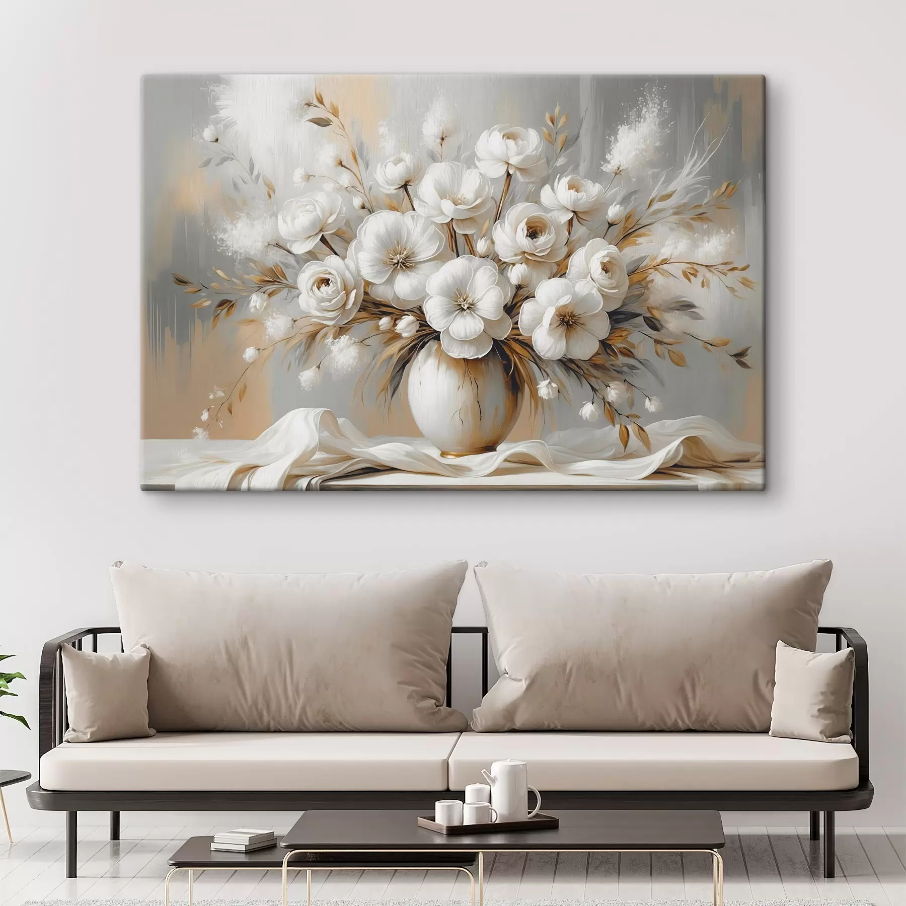 carta da parati Un delicato bouquet di fiori in un vaso nr. s45375