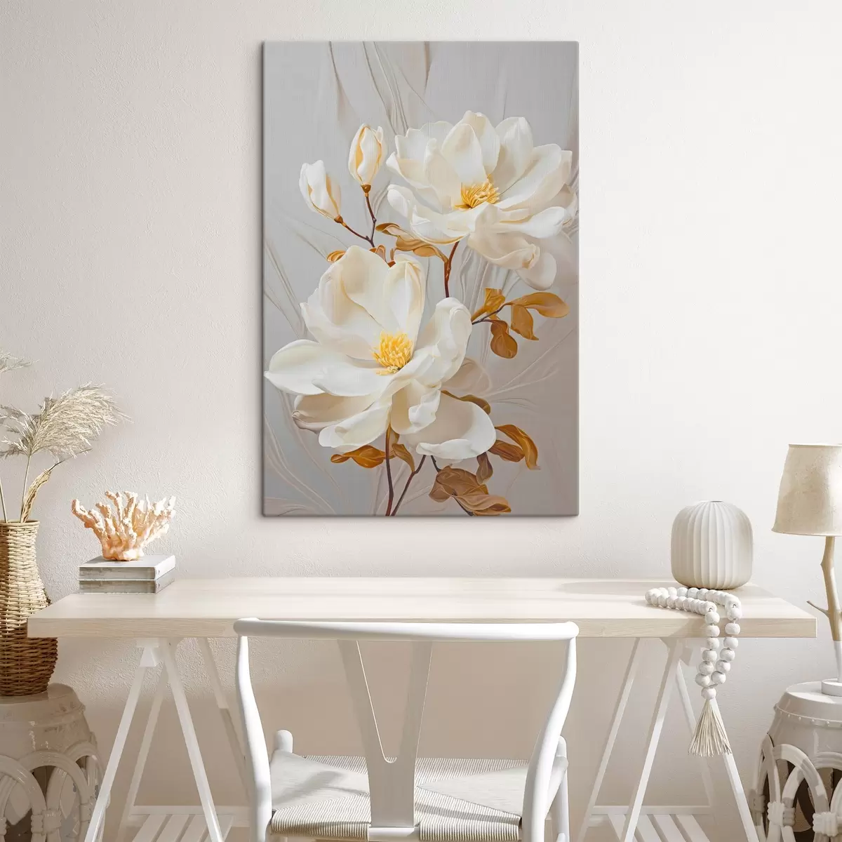 carta da parati Delicati fiori astratti nr. s45446