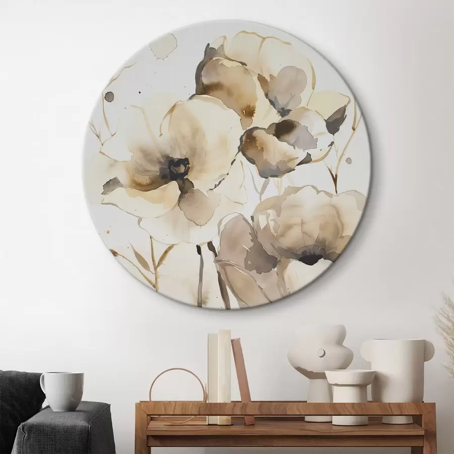 carta da parati Fiori in stile acquerello nr. r45365