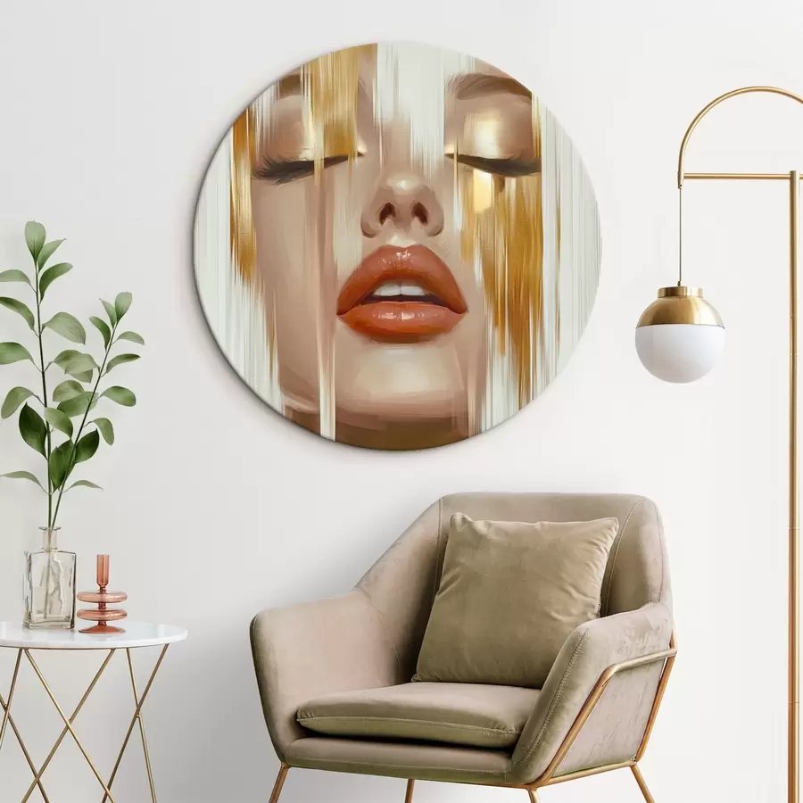 carta da parati Ritratto astratto di donna nr. r45374