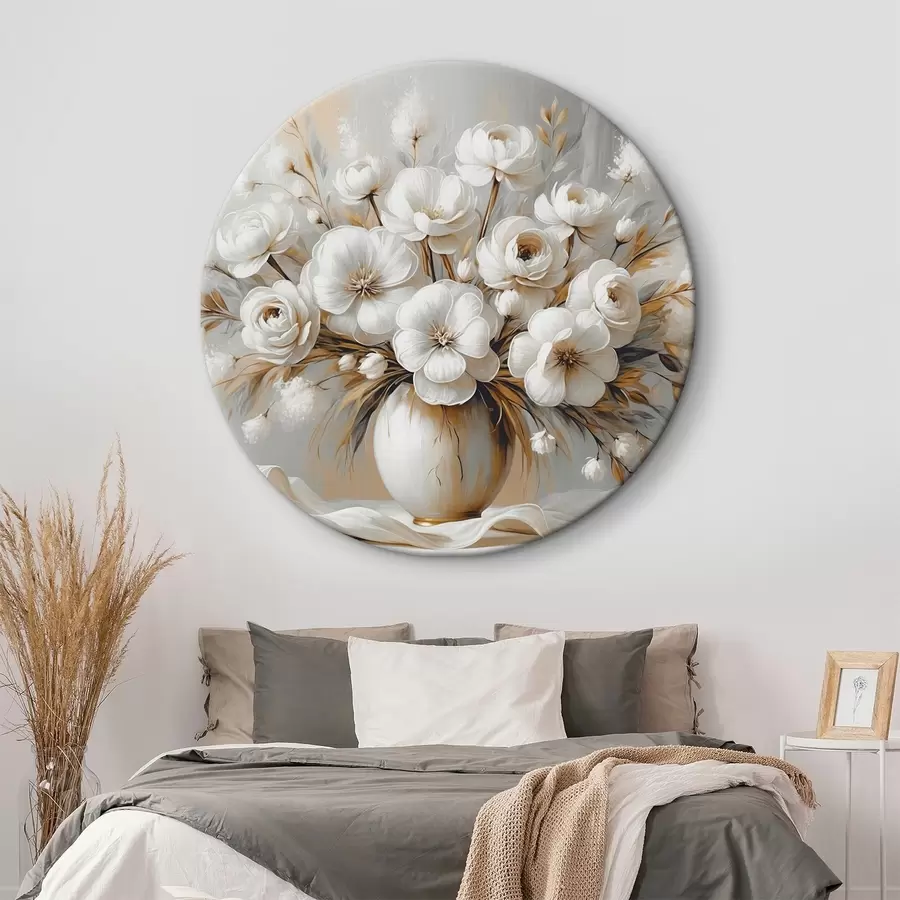 carta da parati Un delicato bouquet di fiori in un vaso nr. r45375