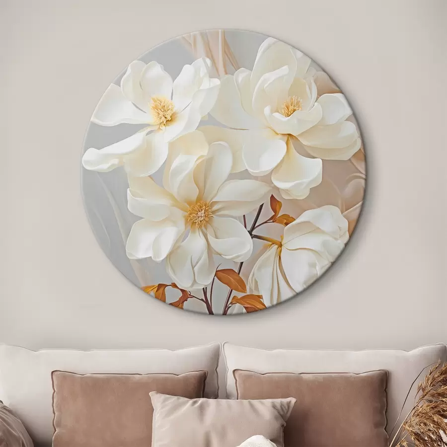 carta da parati Delicati fiori astratti nr. r45378