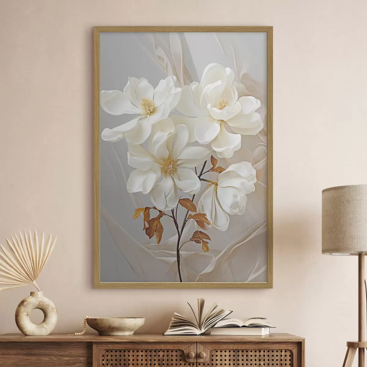 Poster Delicati fiori astratti f45378