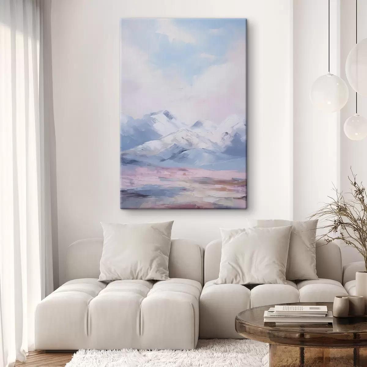 carta da parati Imitazione della pittura di montagna nr. s45457