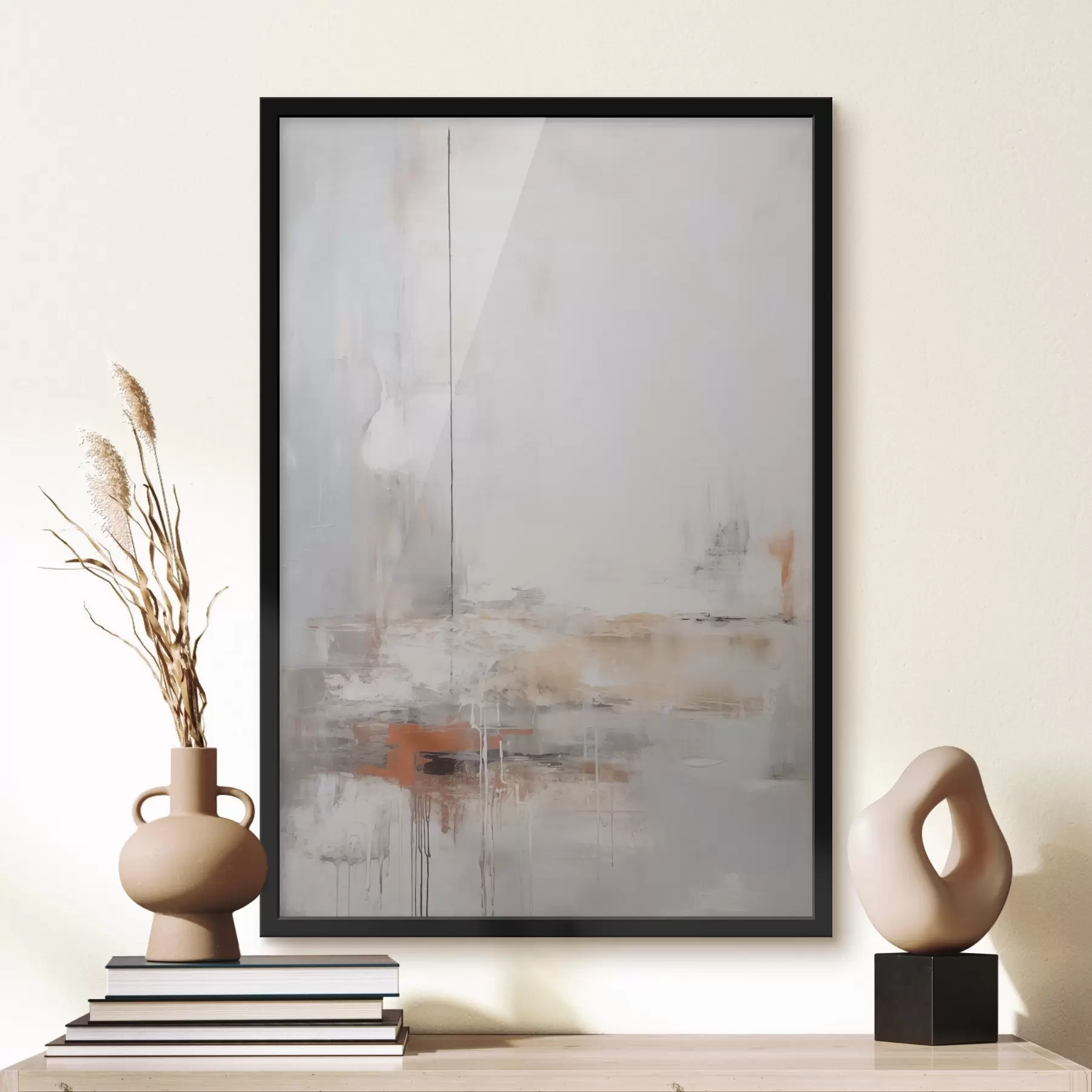 carta da parati Astrazione moderna con imitazione di texture usurate nr. f45452