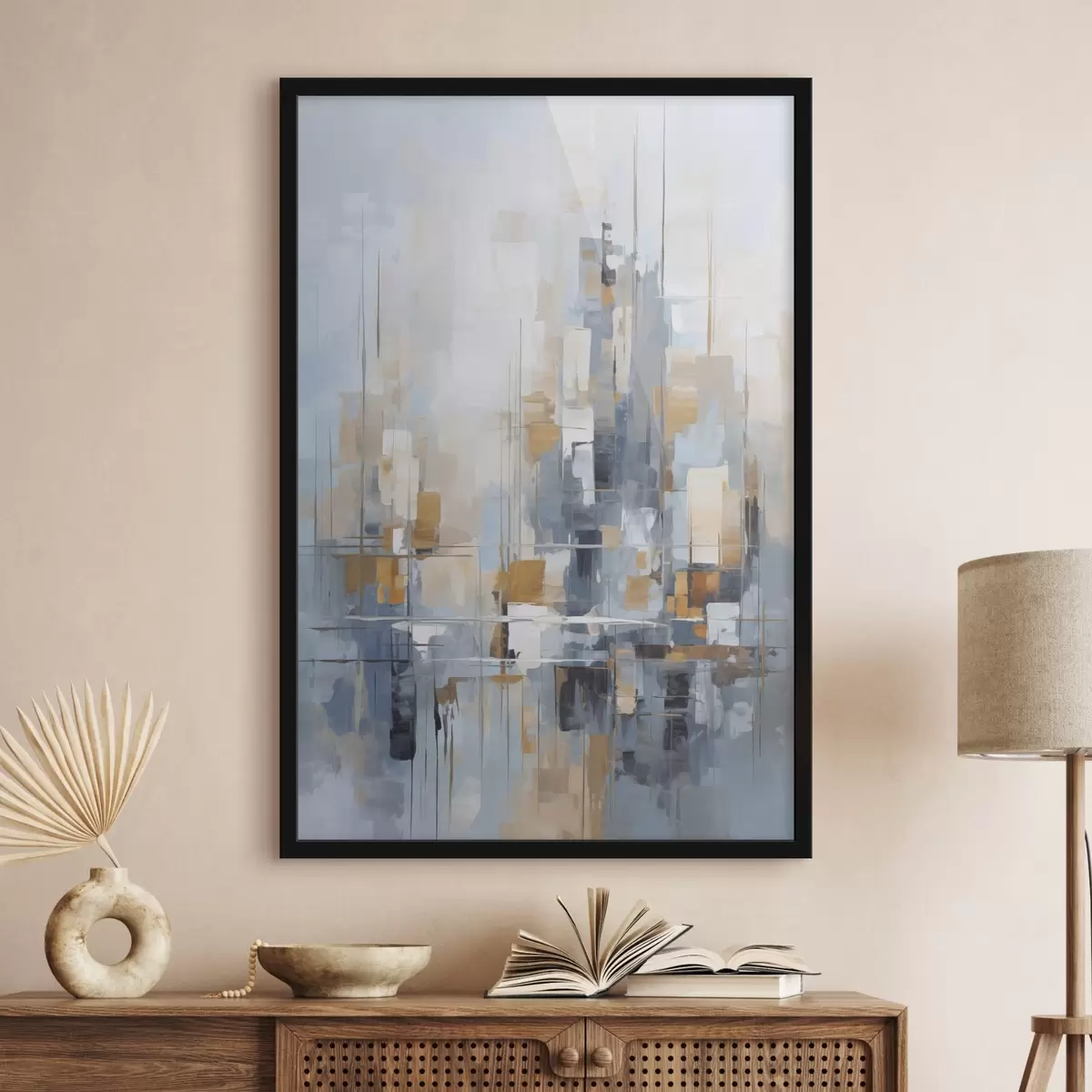 Poster Astrazione imitazione di pennellate f45455