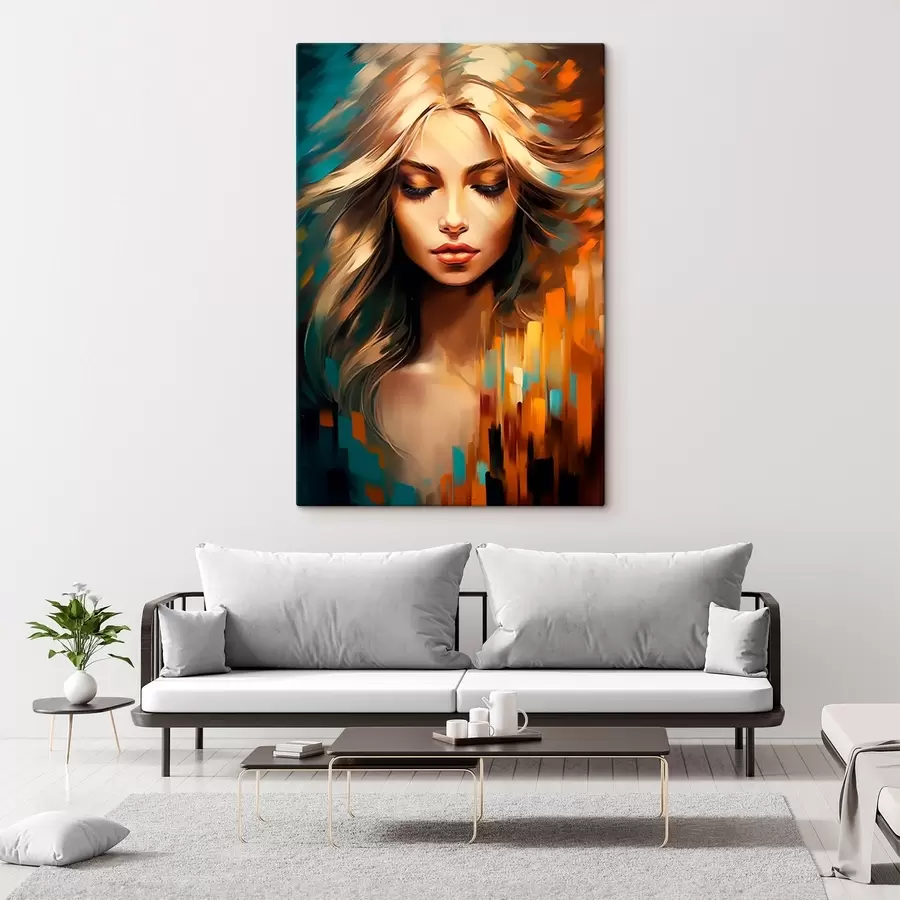 carta da parati Ritratto femminile astratto nr. s45469