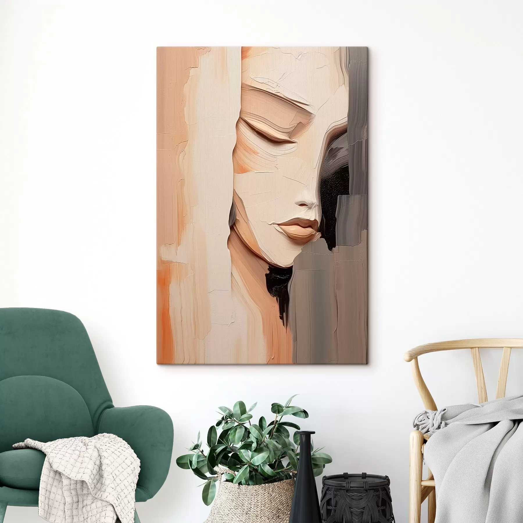 carta da parati Ritratto femminile astratto nr. s45478