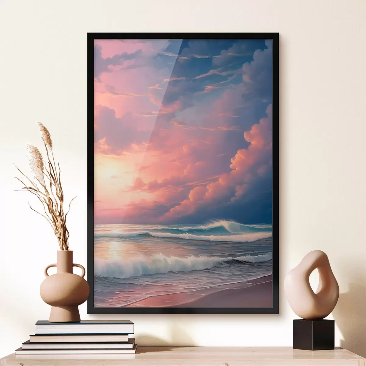 Poster Tramonto in mare f45463