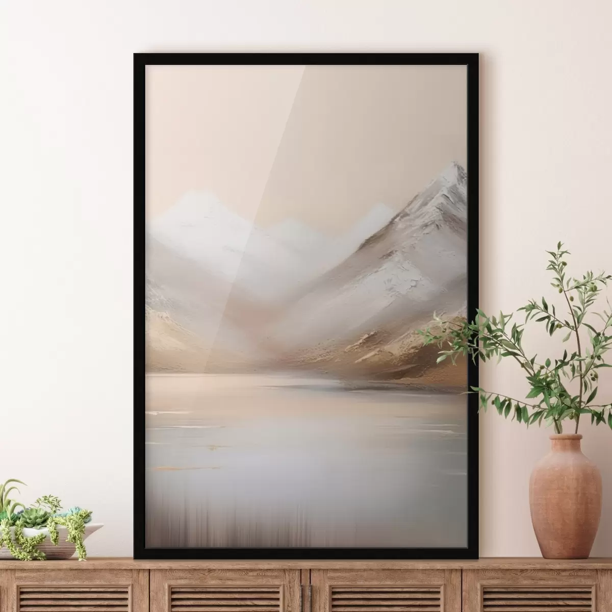 Poster Lago di montagna all'alba f45465