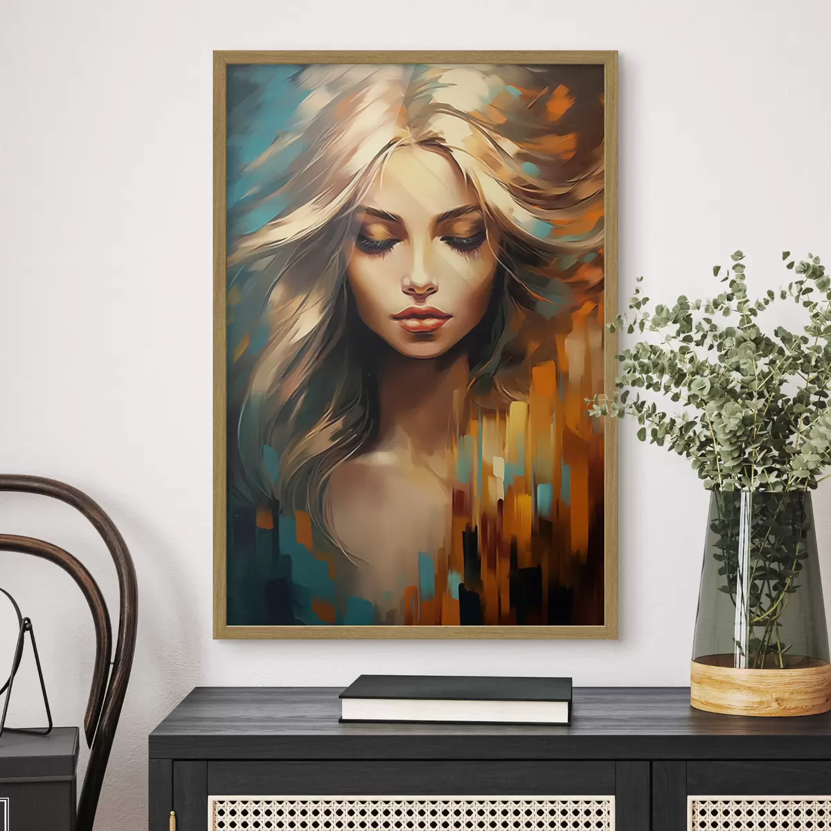 Poster Ritratto femminile astratto f45469