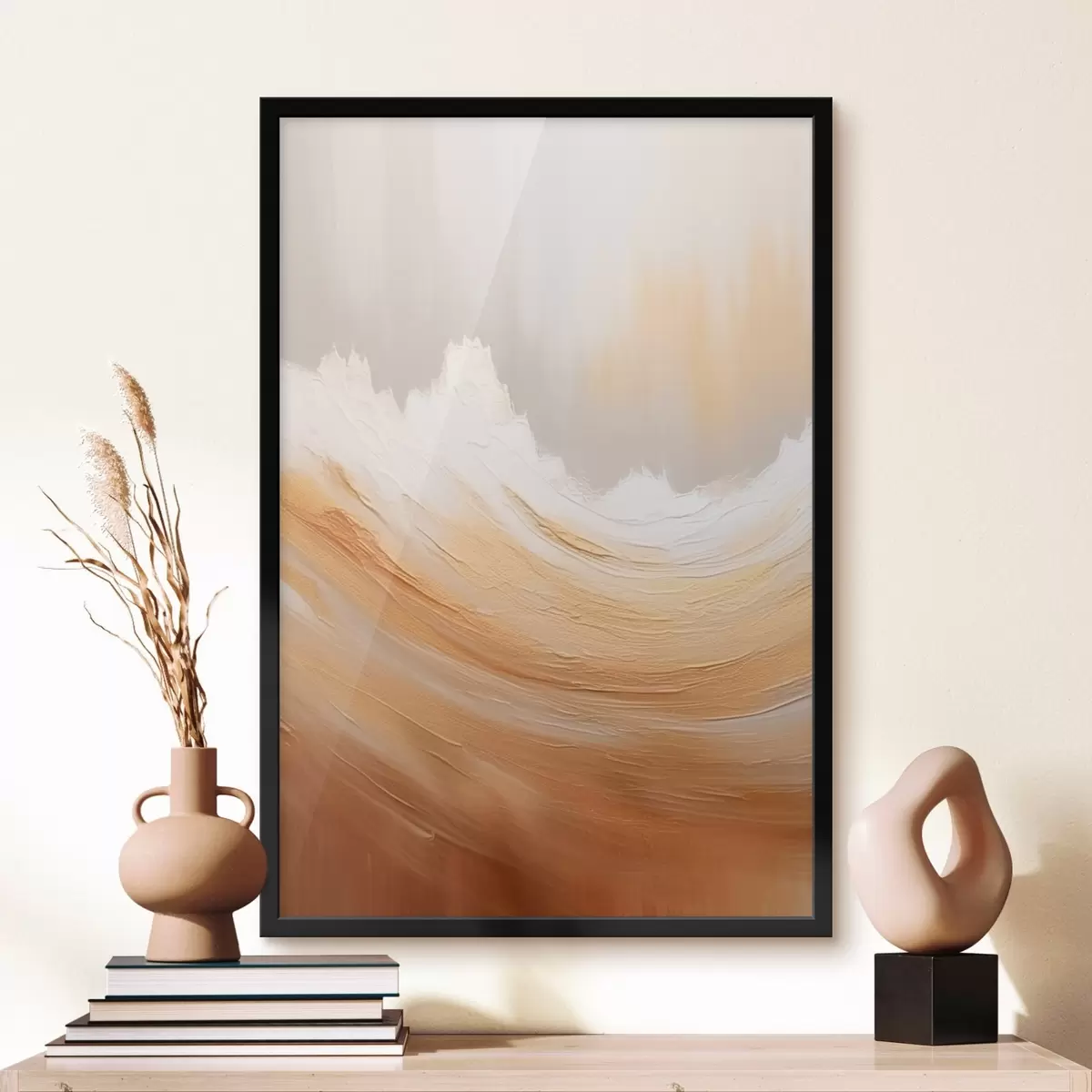 Poster Montagne di sabbia astratte f45474