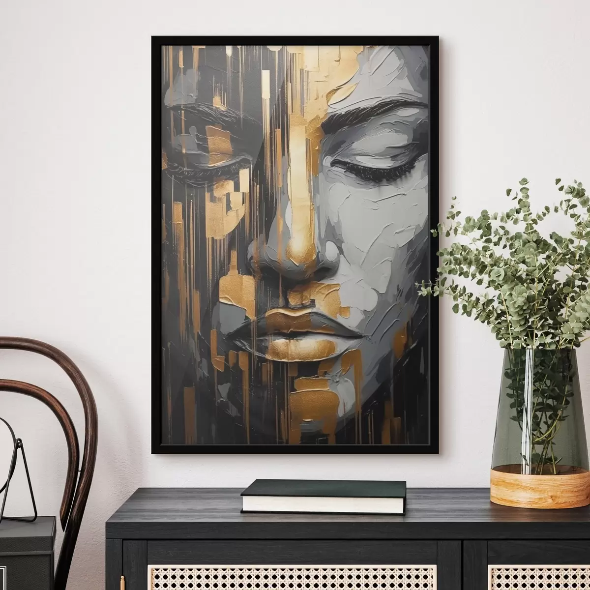 Poster Ritratto femminile astratto f45475