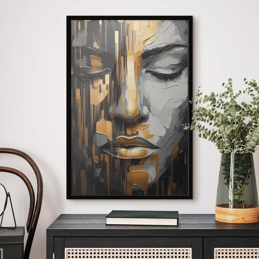 carta da parati Ritratto femminile astratto nr. f45475