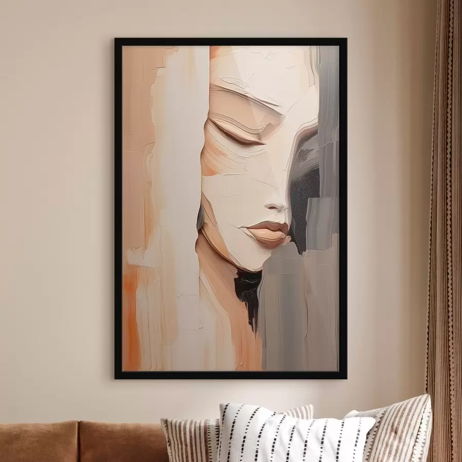 carta da parati Ritratto femminile astratto nr. f45478