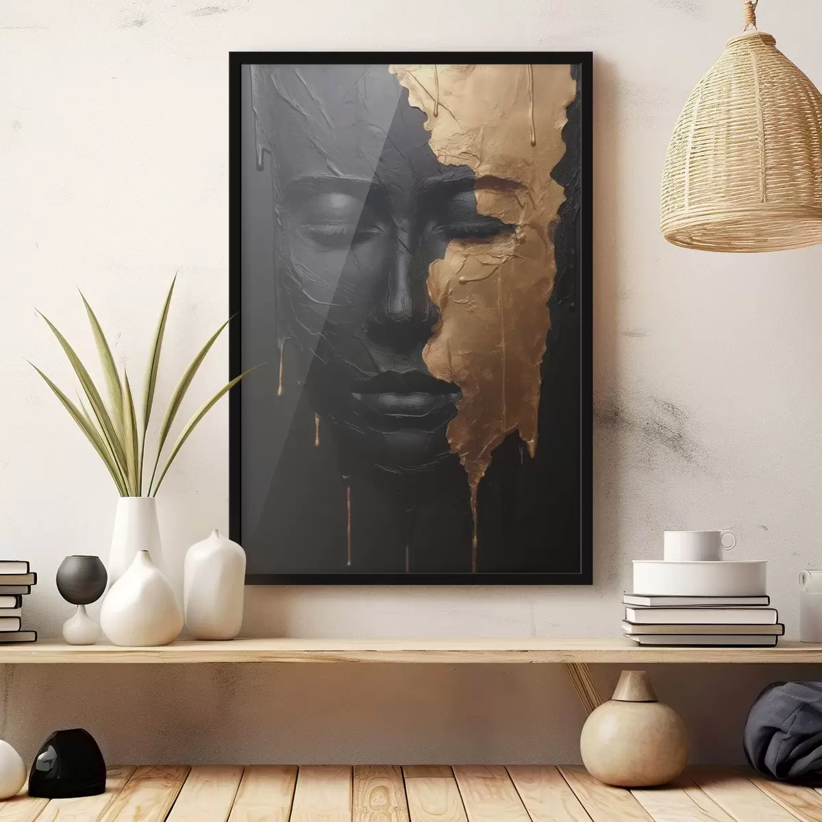 Poster Ritratto femminile astratto f45480