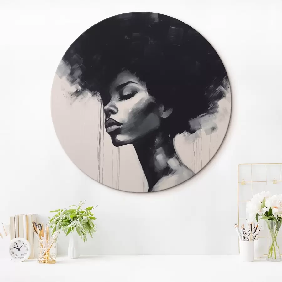 carta da parati Ritratto femminile astratto nr. r45464