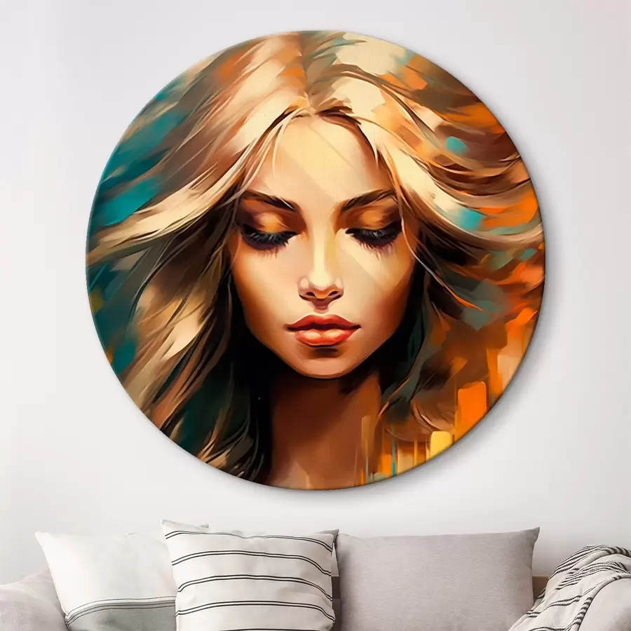 carta da parati Ritratto femminile astratto nr. r45469