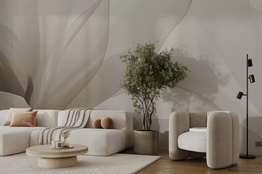 carta da parati Fiore astratto nr. w04435