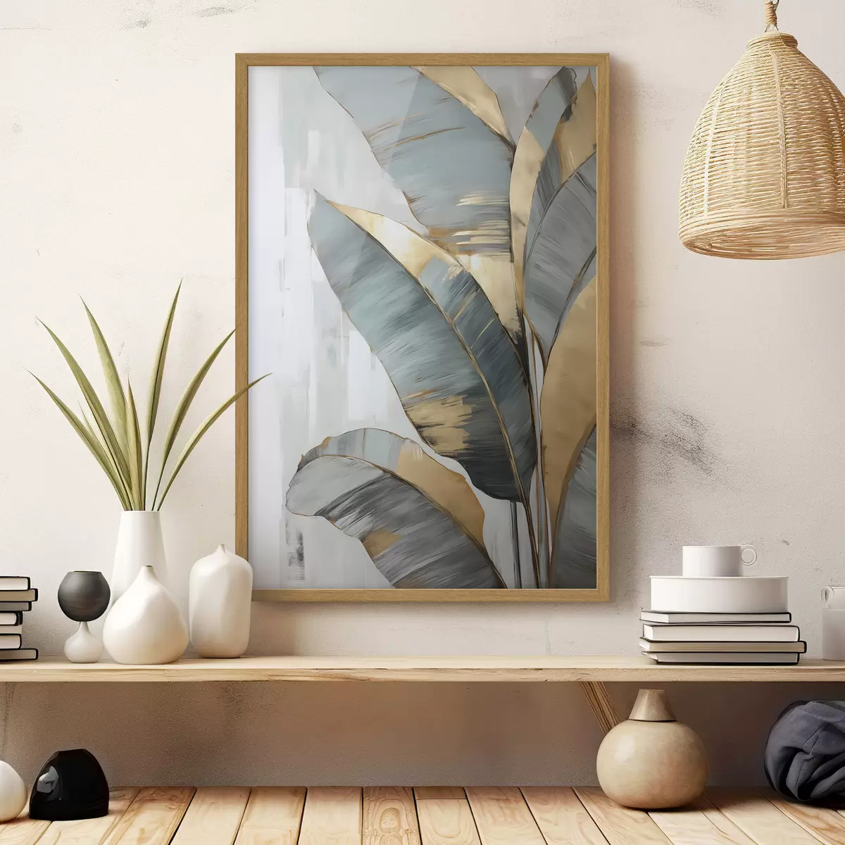 Poster Foglie e luce f45551