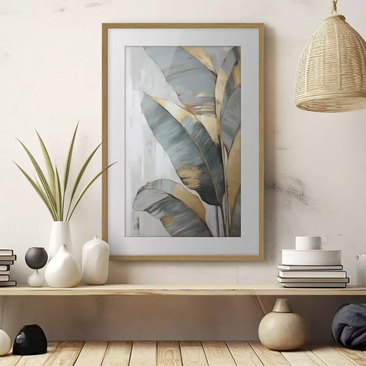 Poster Foglie e luce f45551