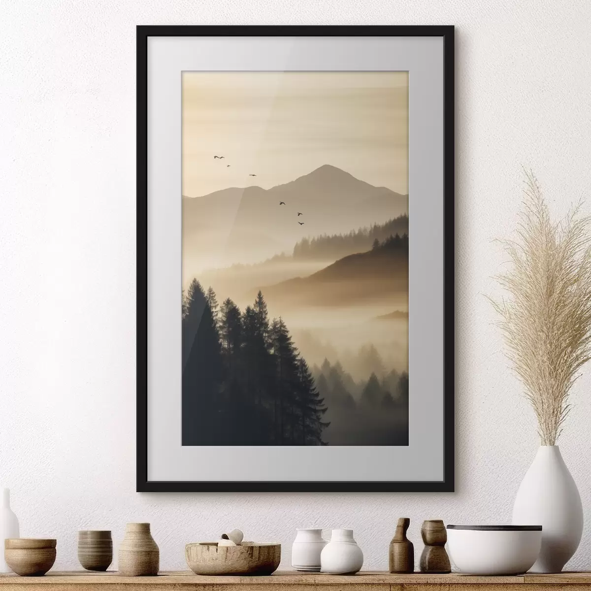 Poster Sopra la nebbia f45563