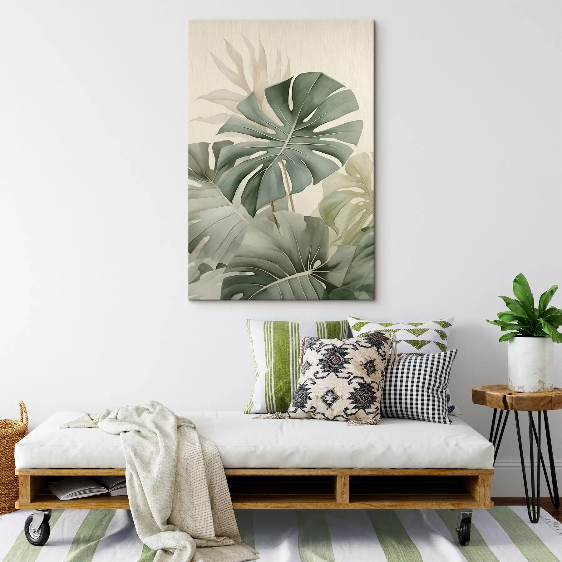 carta da parati Foglia grande di Monstera nr. s45616