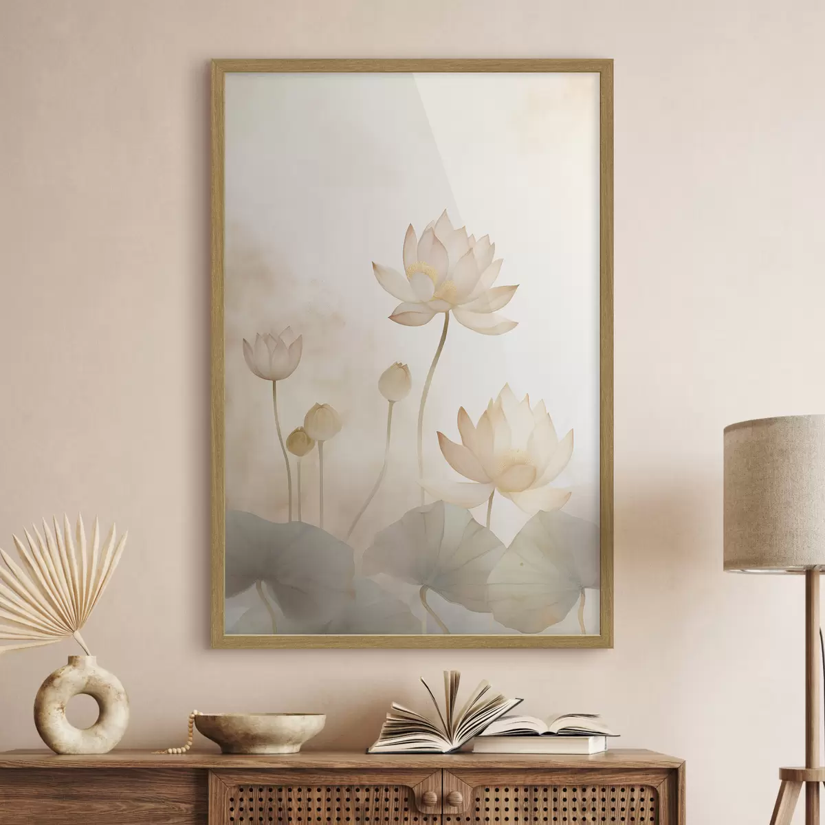 Poster Fiori di loto chiari f45612