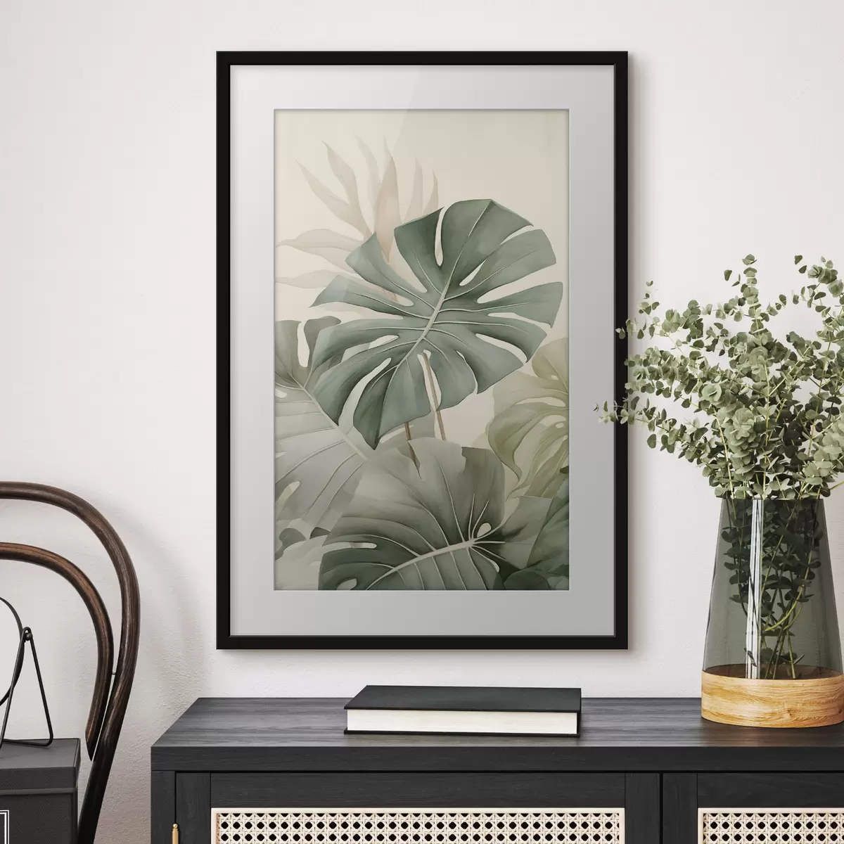 Poster Foglia grande di Monstera f45616