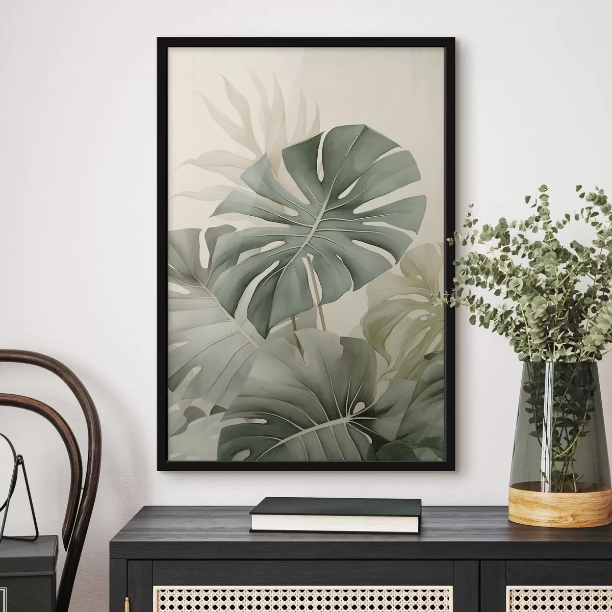 Poster Foglia grande di Monstera f45616