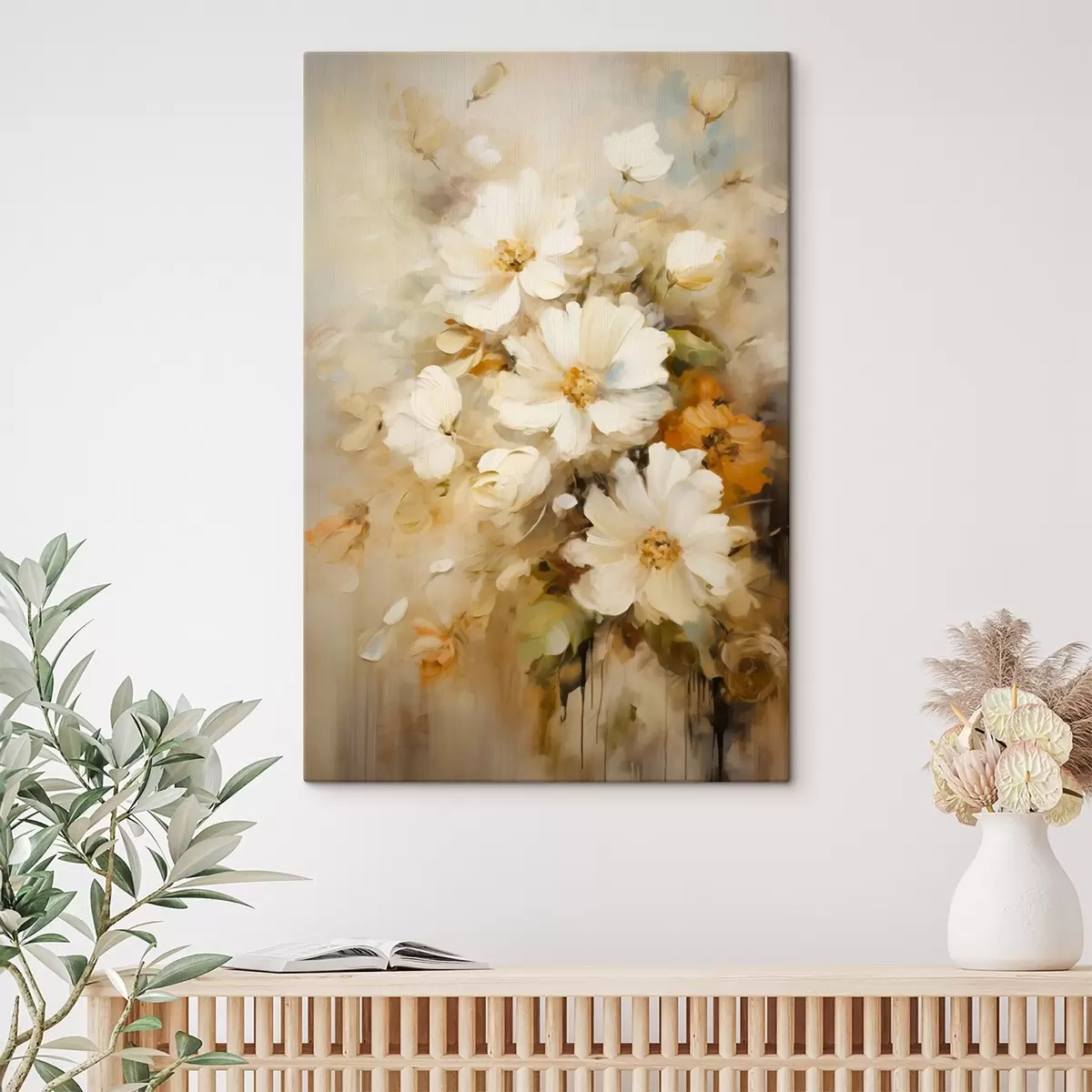 carta da parati Composizione nei toni pastello del beige e del marrone nr. s45534