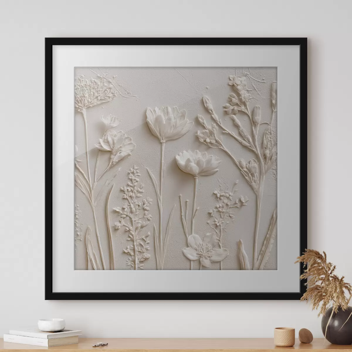 Poster Giardino bianco f45535