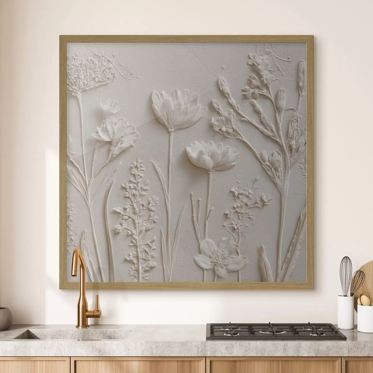 Poster Giardino bianco f45535