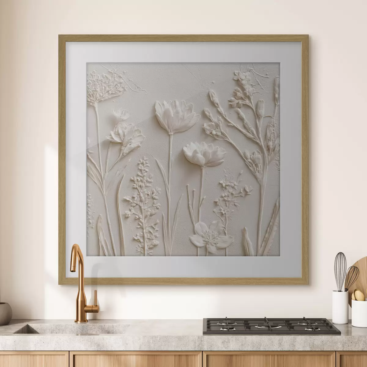 Poster Giardino bianco f45535