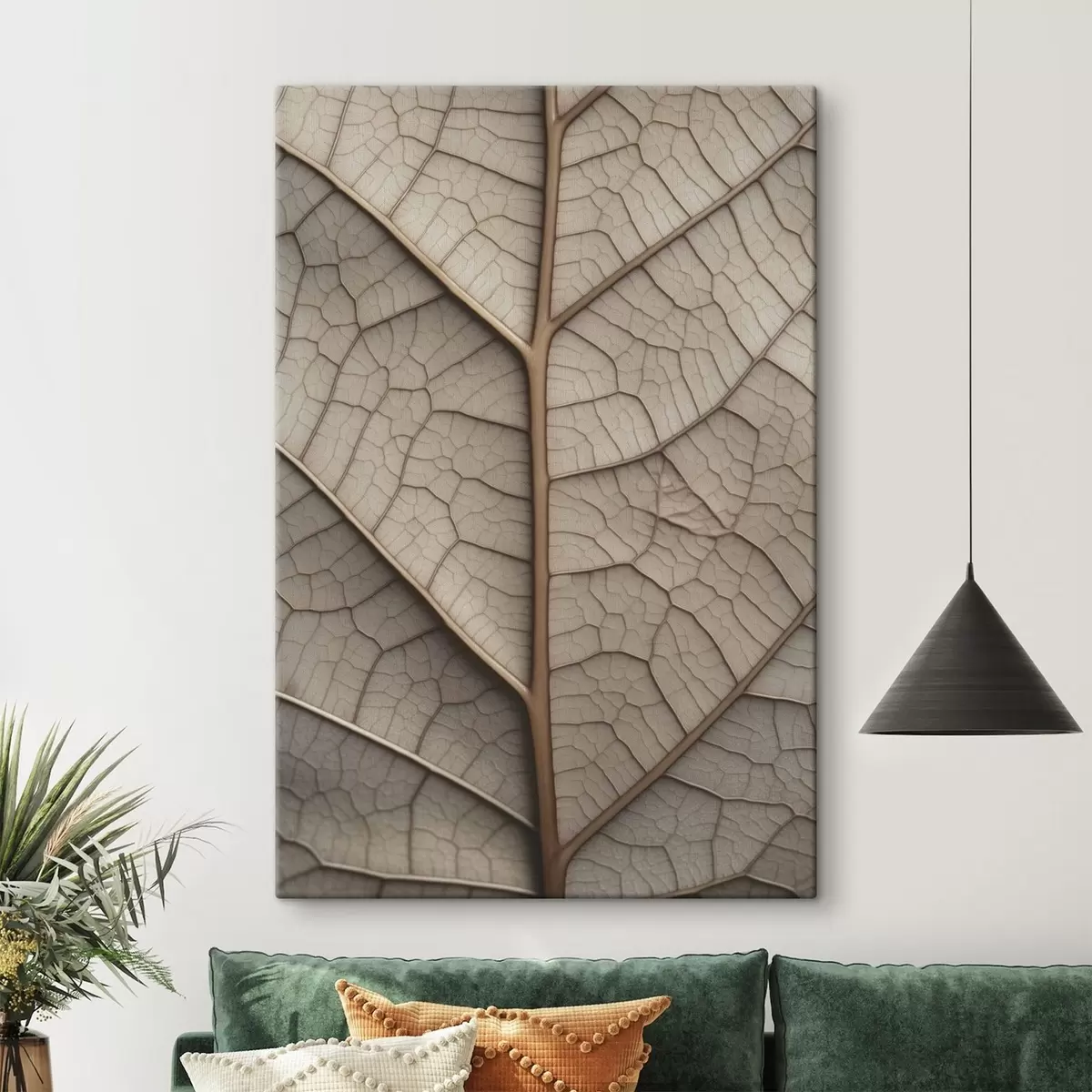 carta da parati Foglia secca con venature nr. s45604