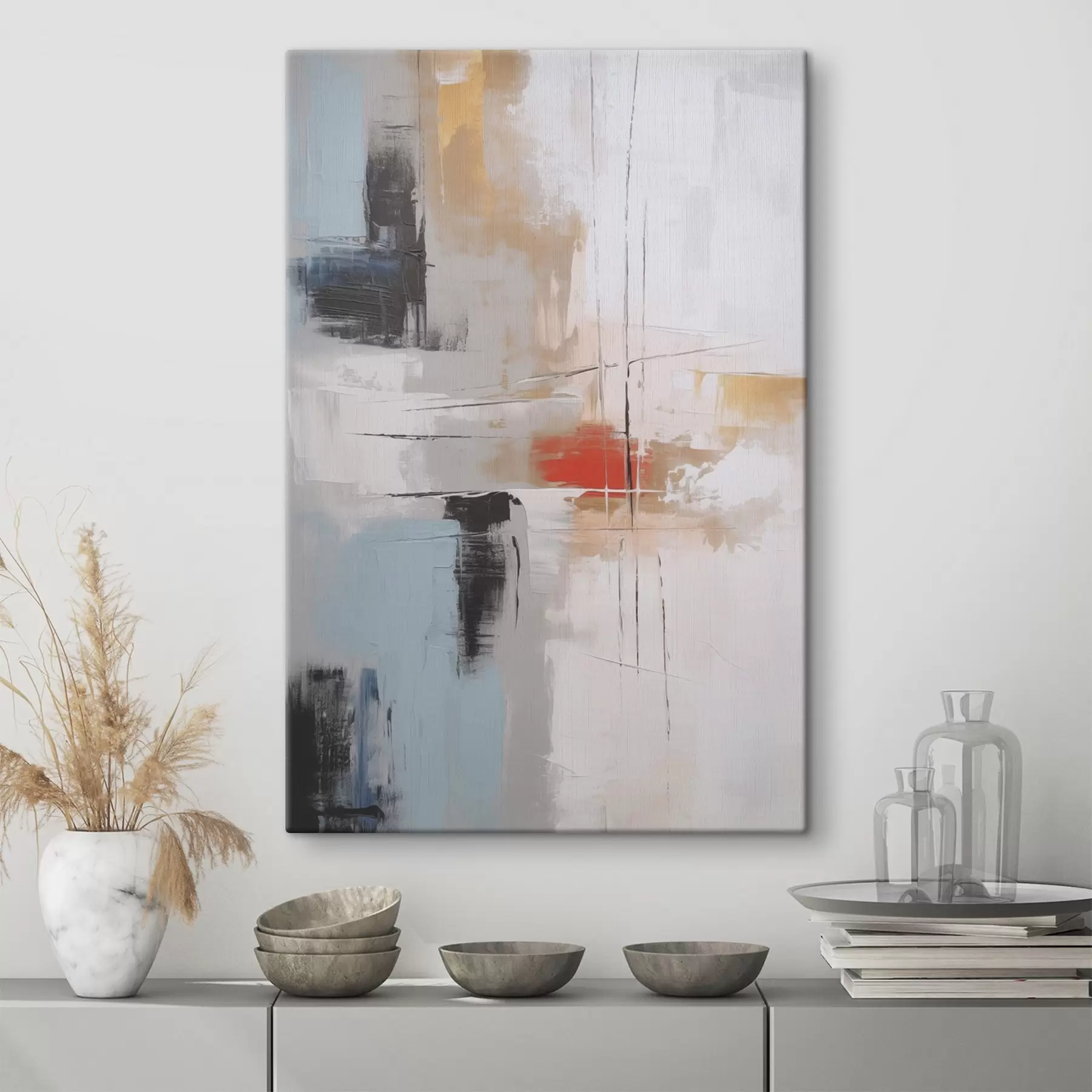 carta da parati Astrazione imitazione della pittura e abrasioni nr. s45635