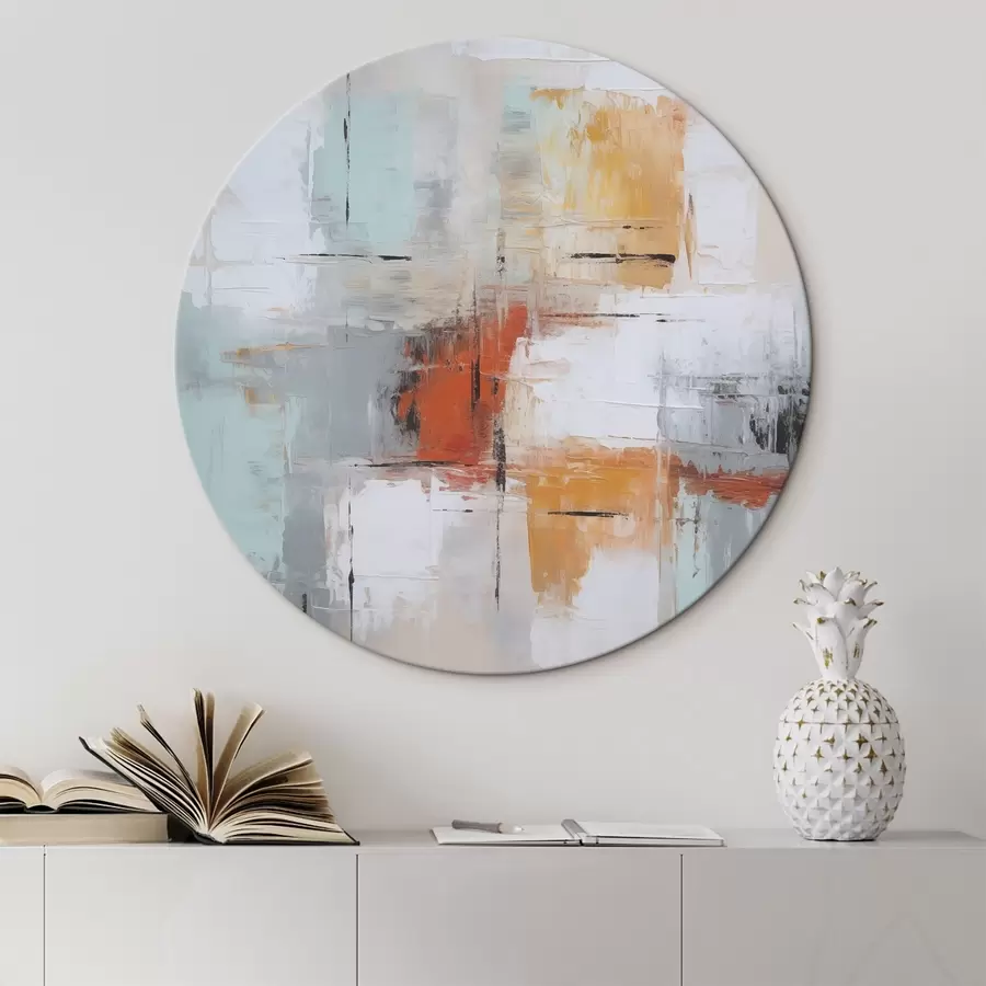 carta da parati Astrazione imitazione della pittura e abrasioni nr. r45634