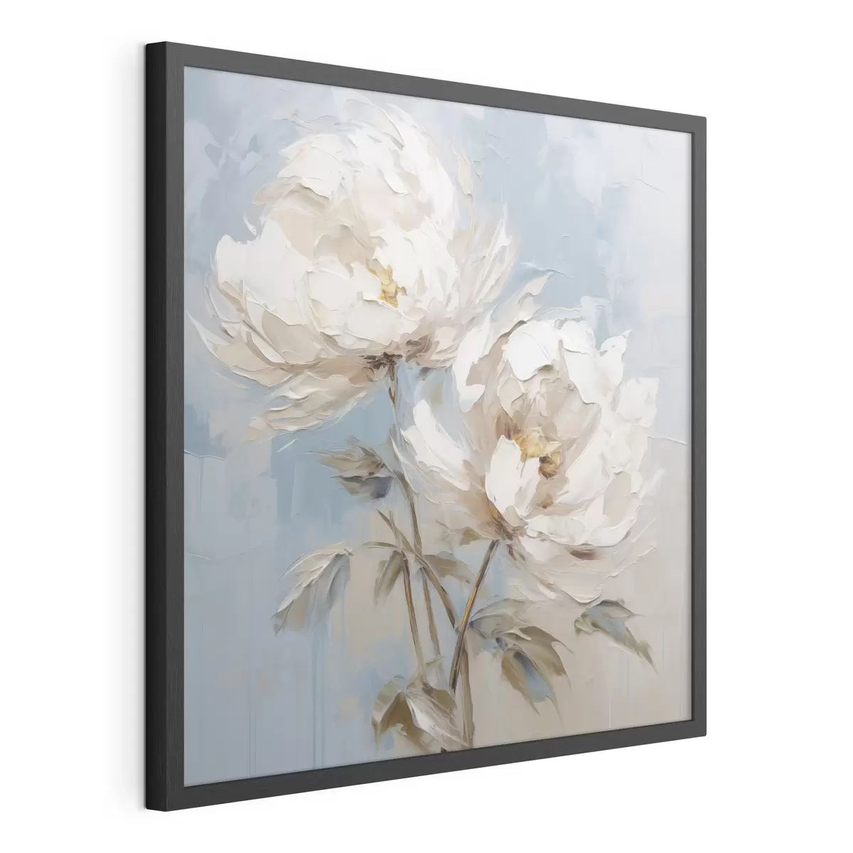 Poster Imitazione di peonie in pittura f45607