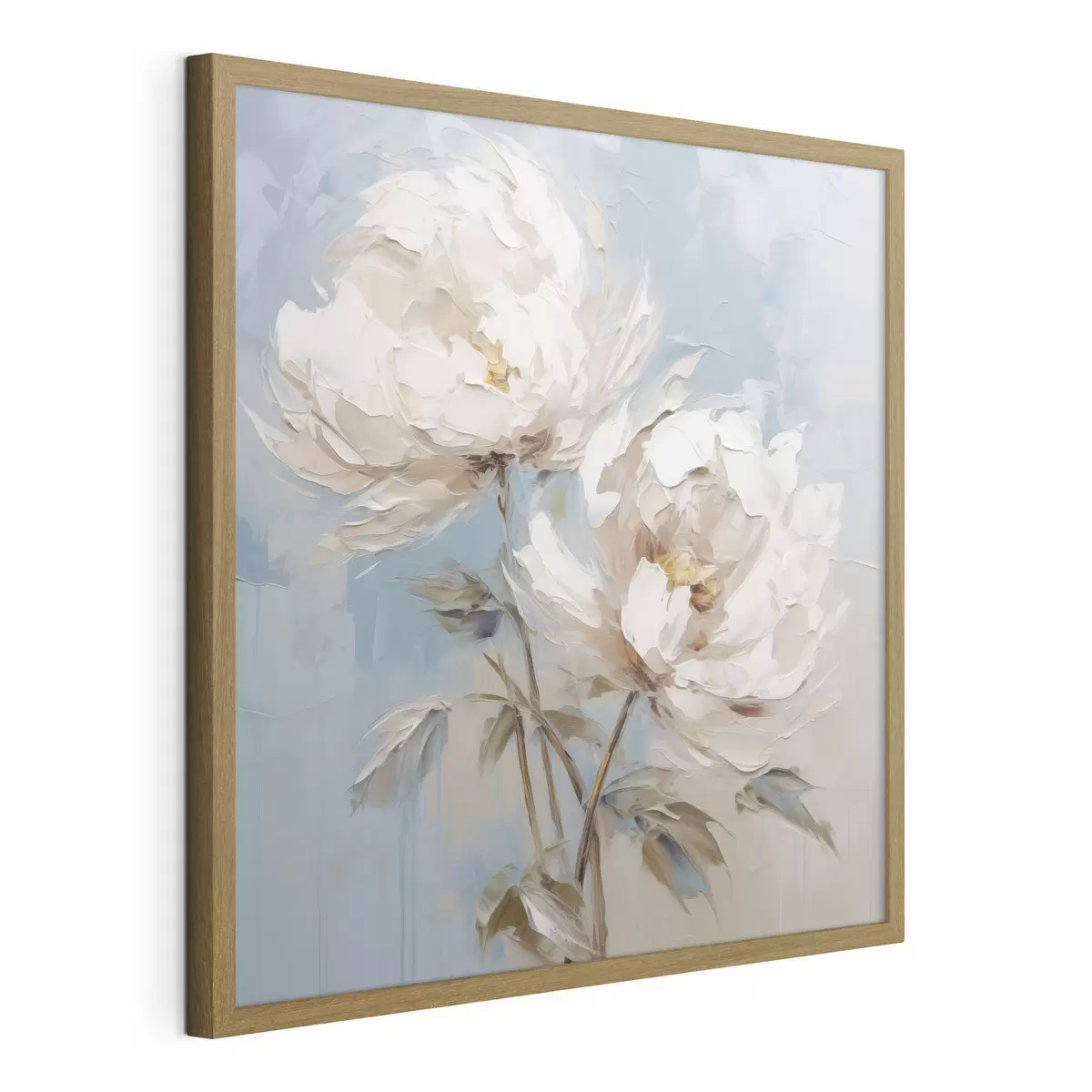 Poster Imitazione di peonie in pittura f45607