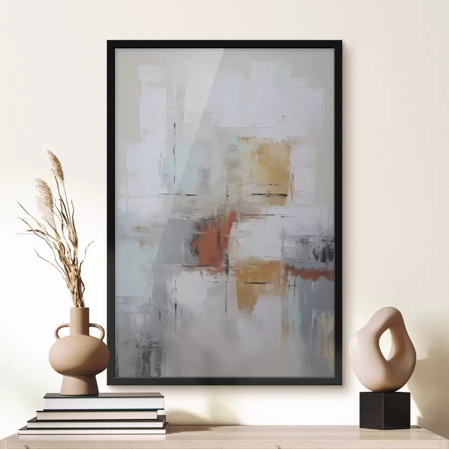 carta da parati Astrazione imitazione della pittura e abrasioni nr. f45634