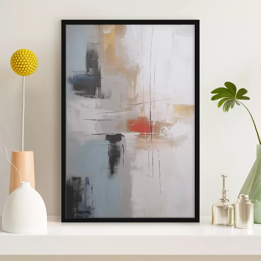 carta da parati Astrazione imitazione della pittura e abrasioni nr. f45635