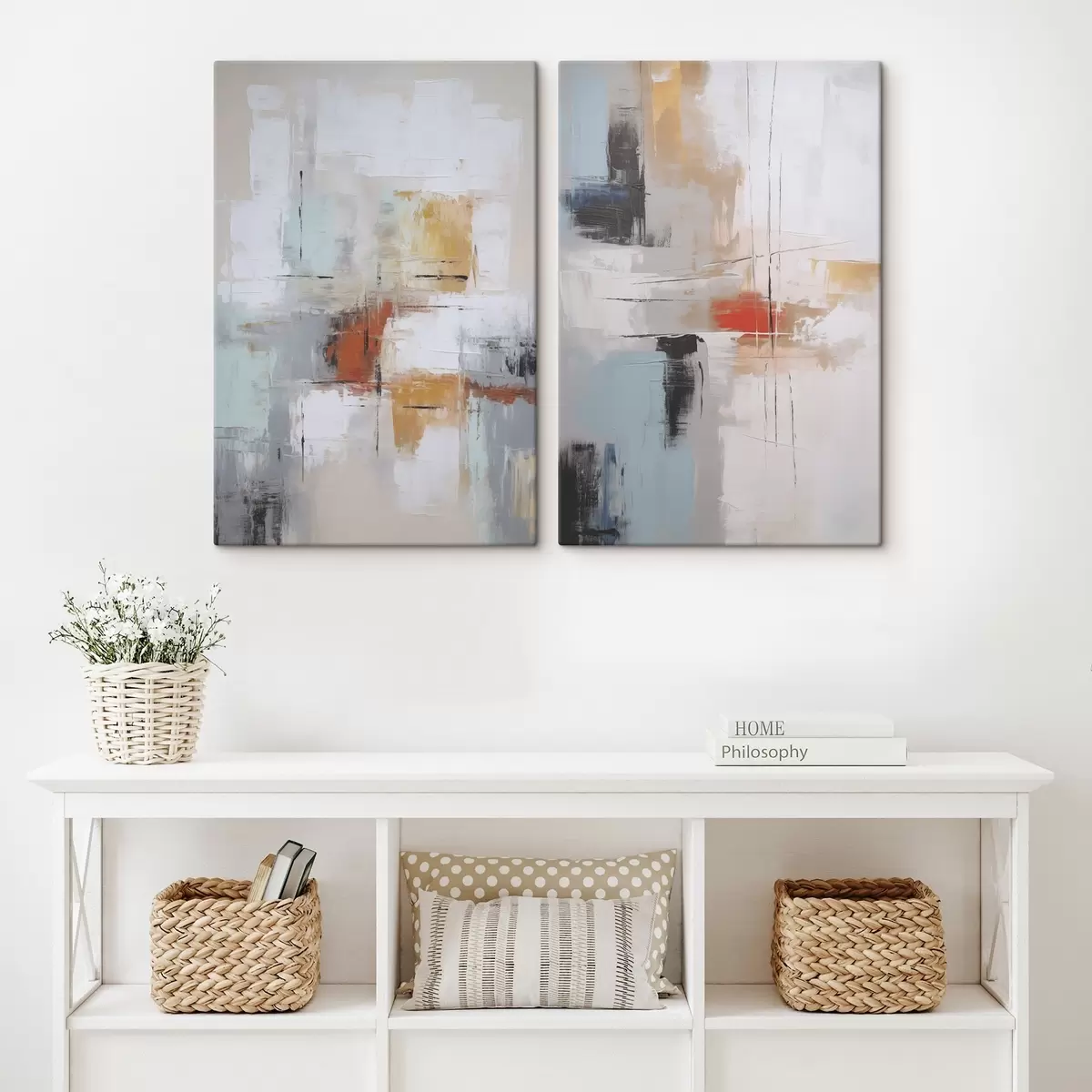 carta da parati Astrazione imitazione della pittura e abrasioni nr. m00667