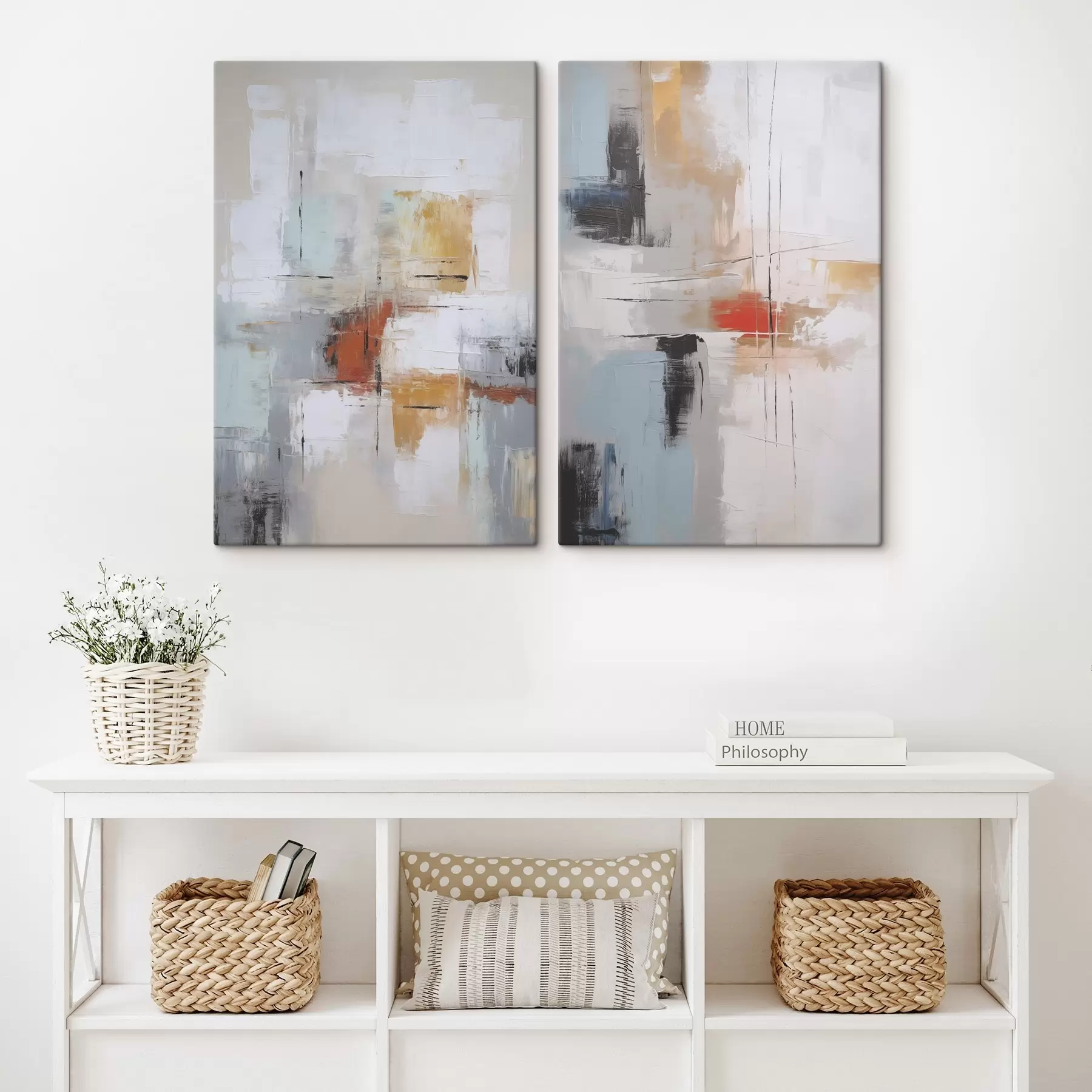 carta da parati Astrazione imitazione della pittura e abrasioni nr. m00667