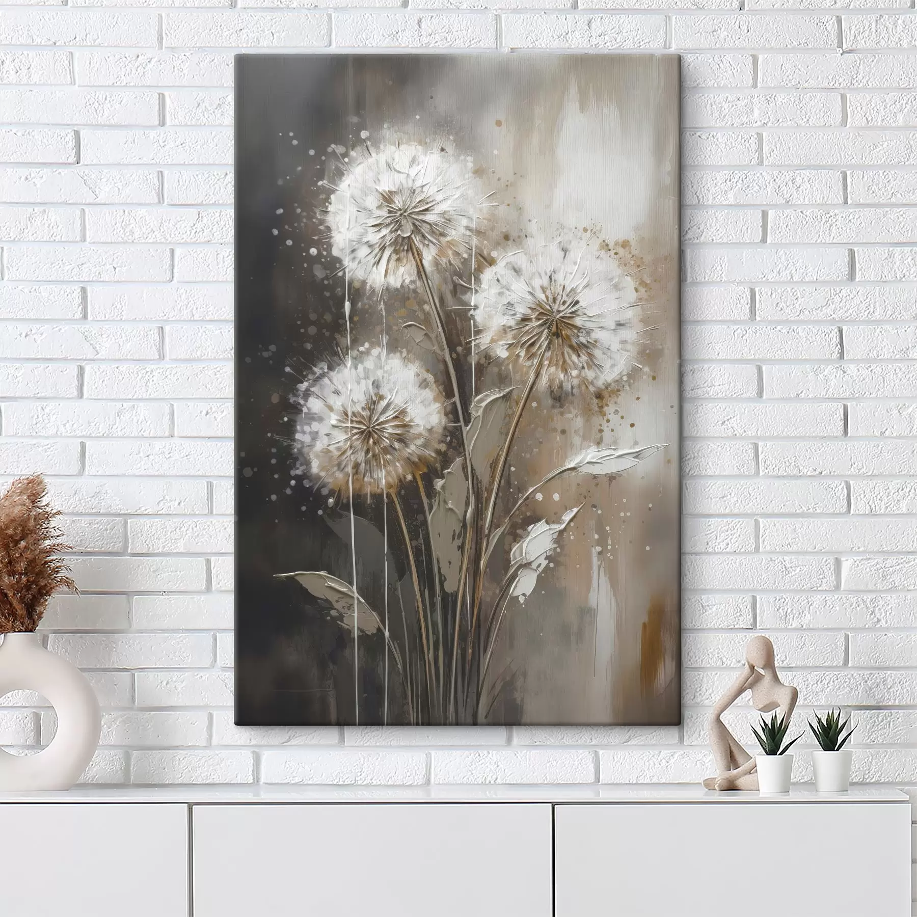 carta da parati Denti di leone astratti nr. s45449