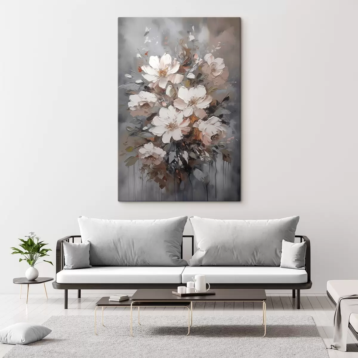 carta da parati Bouquet di fiori astratti nr. s45580