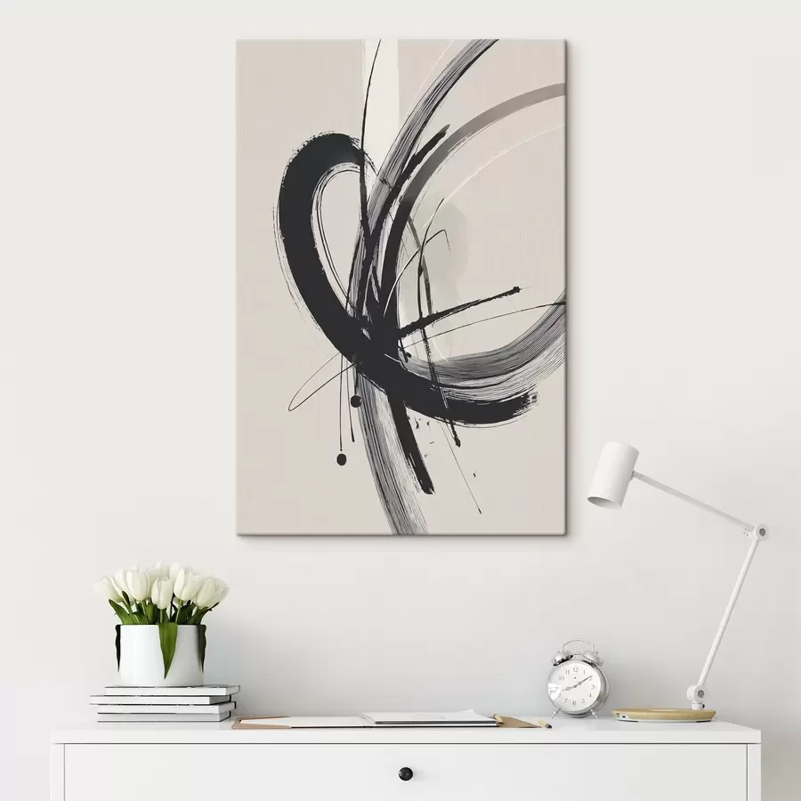 carta da parati Pennellate astratte e minimaliste nr. s45582