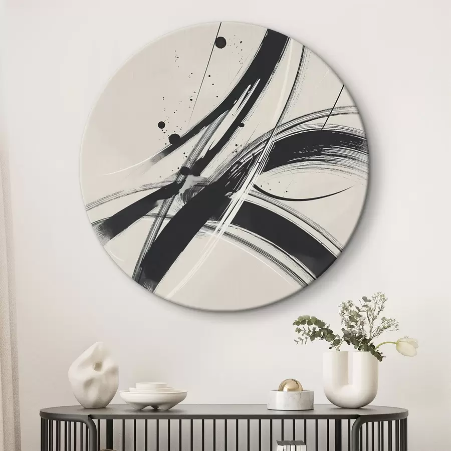 carta da parati Pennellate astratte e minimaliste nr. r45583